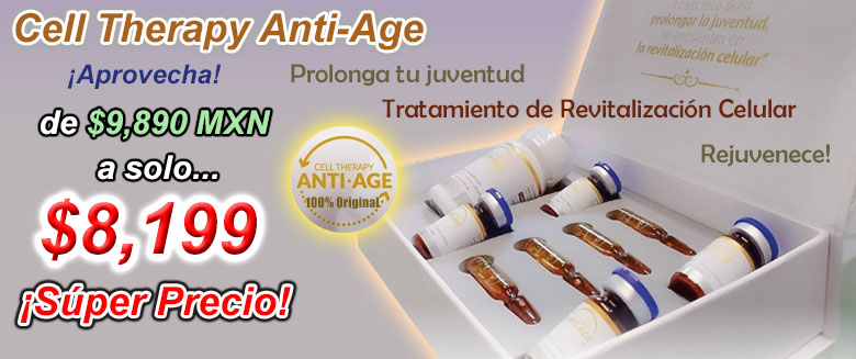 Cell Therapy Anti-Age! Lavacuna anti-edad en descuento!