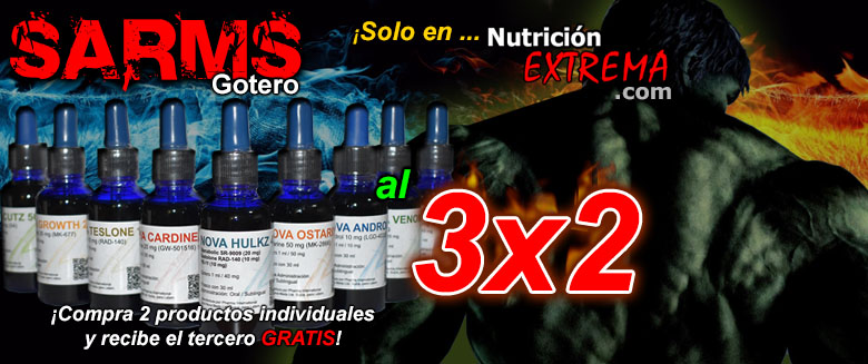 SARMS Gotero! La mejor calidad de sarms al 3x2!